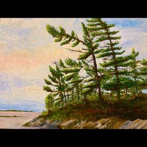 Northern Ontario Majestics - original acrylic by Bonnie